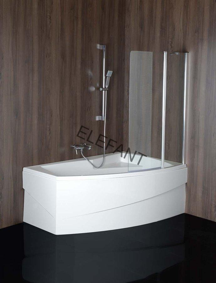 MAMBA R asymetrická vana 170x100x44cm, bílá